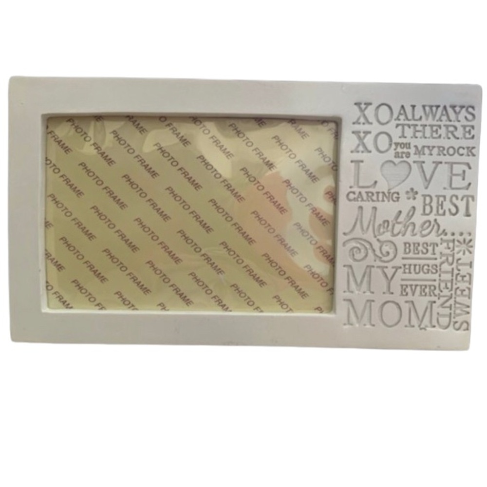 NIB Myco’s Best “Best Mom” Sculpted Photo Frame | Holds 4”x6” Horizontal Photo